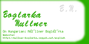boglarka mullner business card